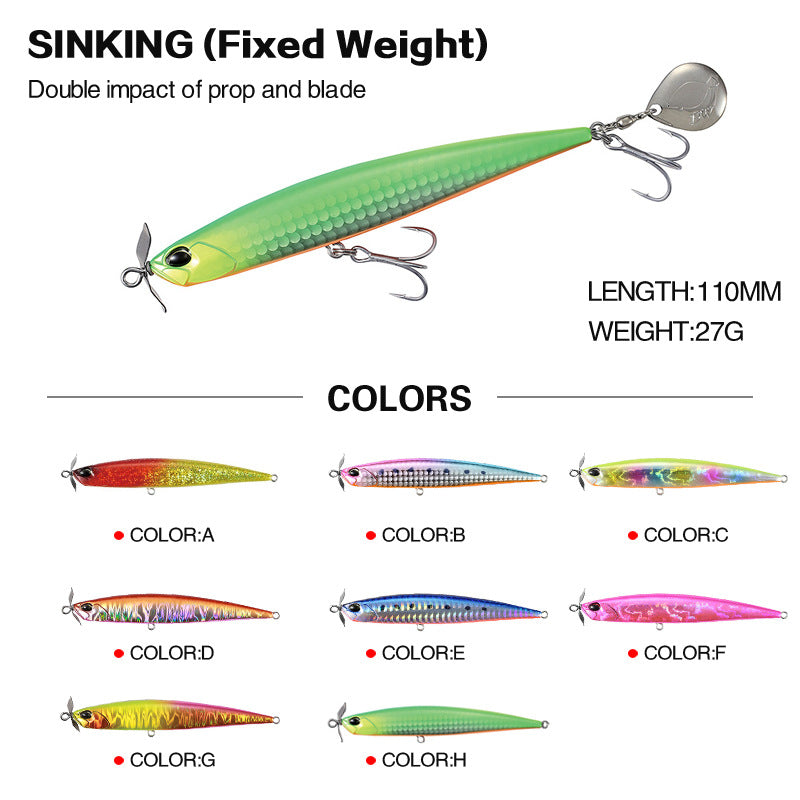 Superse 9073 SINKING PROPBAIT