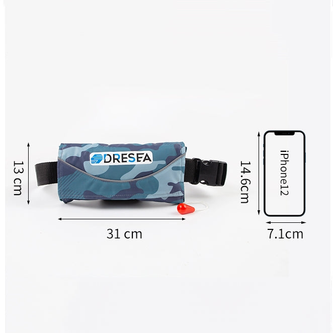 DRESEA inflatable buoyancy aid waist bag