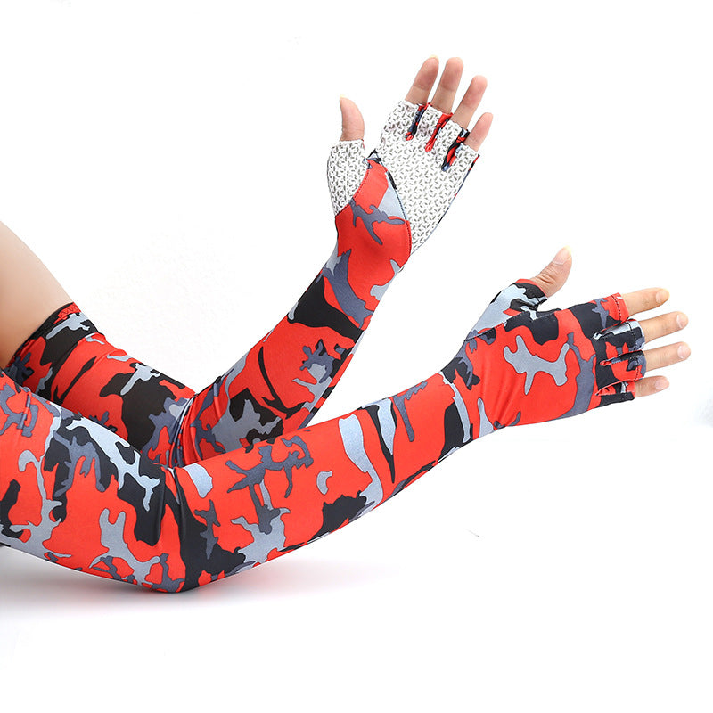 Arm Sleeve with gloves AS002