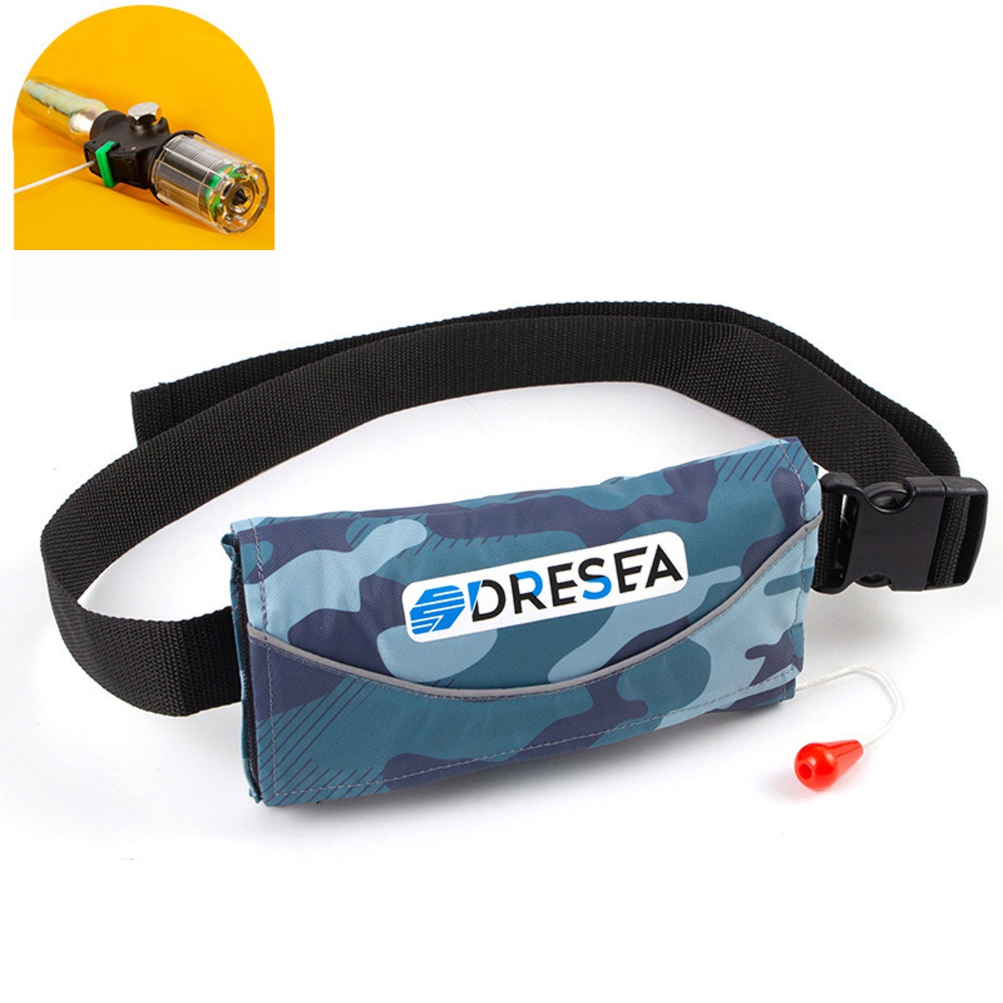 DRESEA inflatable buoyancy aid waist bag