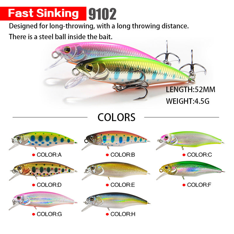 X52 Fast Sinking Minnow