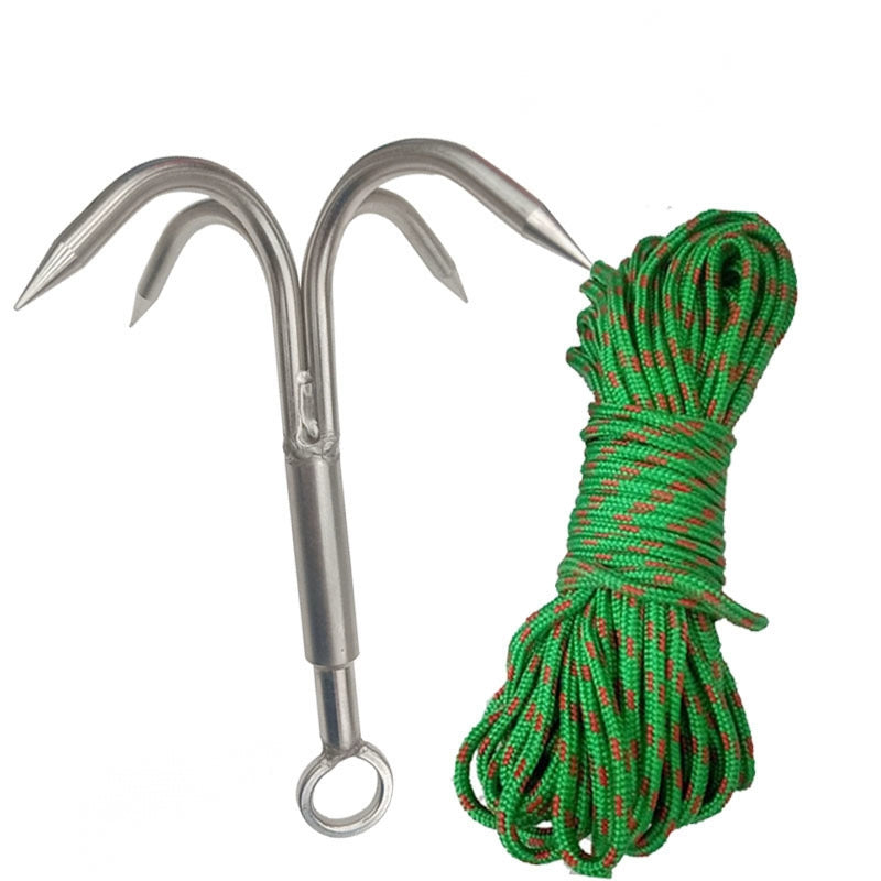 Stainless steel claw gaff