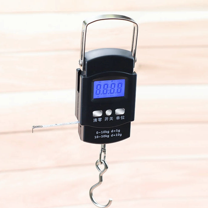 Handheld Electronic scale with measuring tape 50kg/10g WS07
