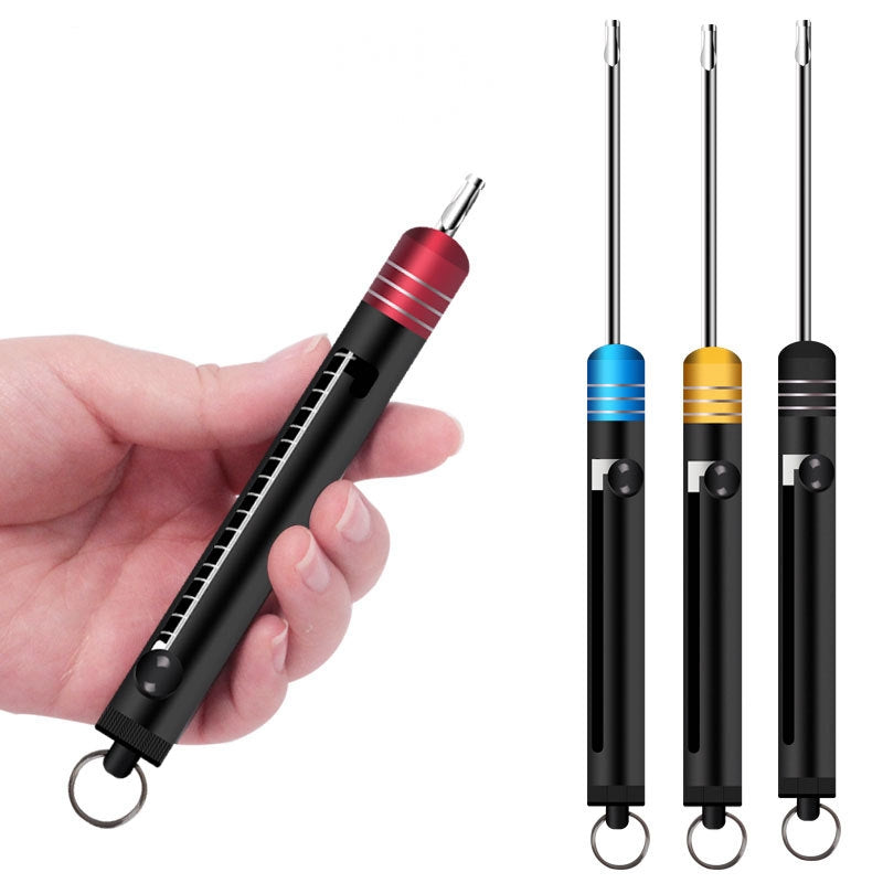 Retractable hook remover