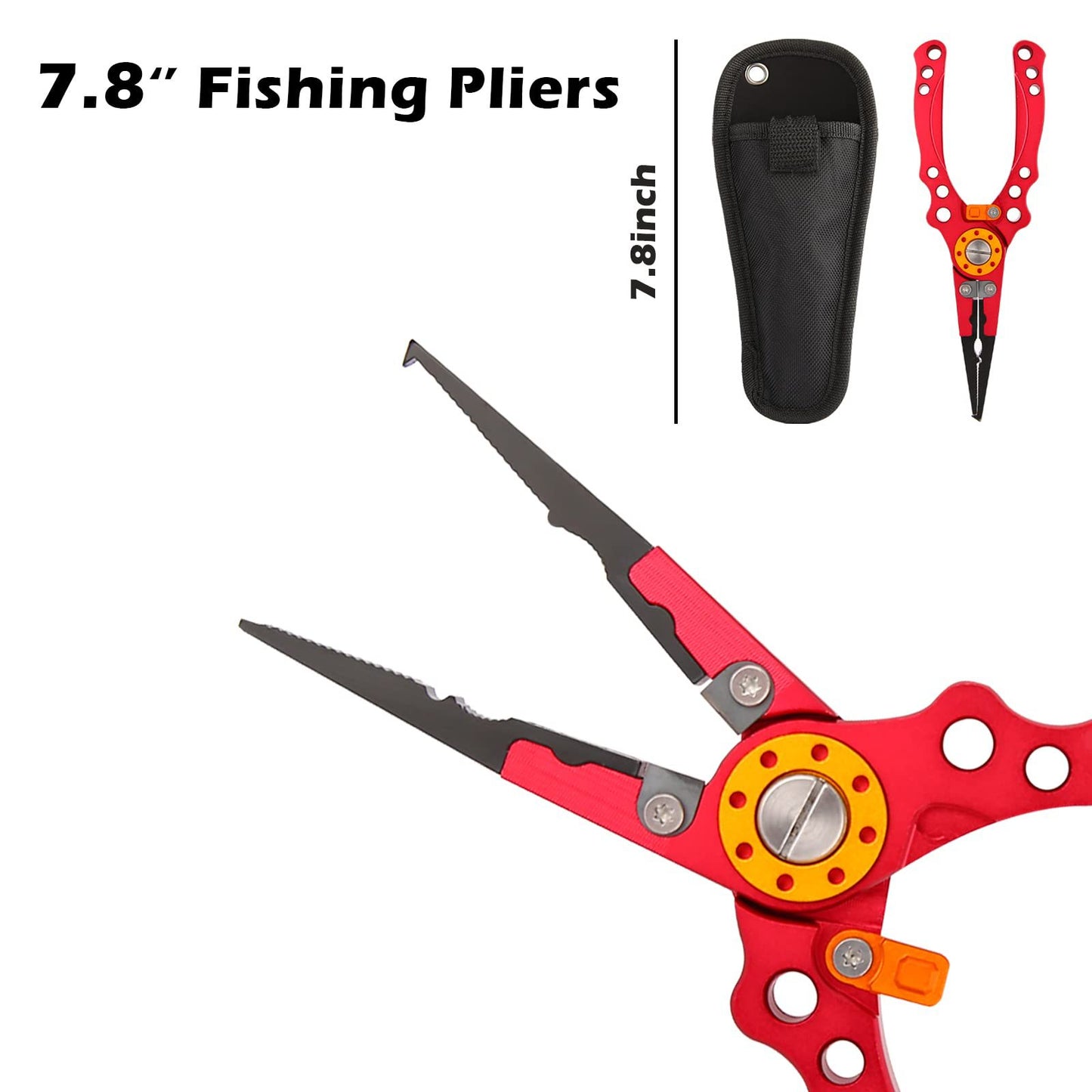 7.8" Aluminium Plier with lock PL012