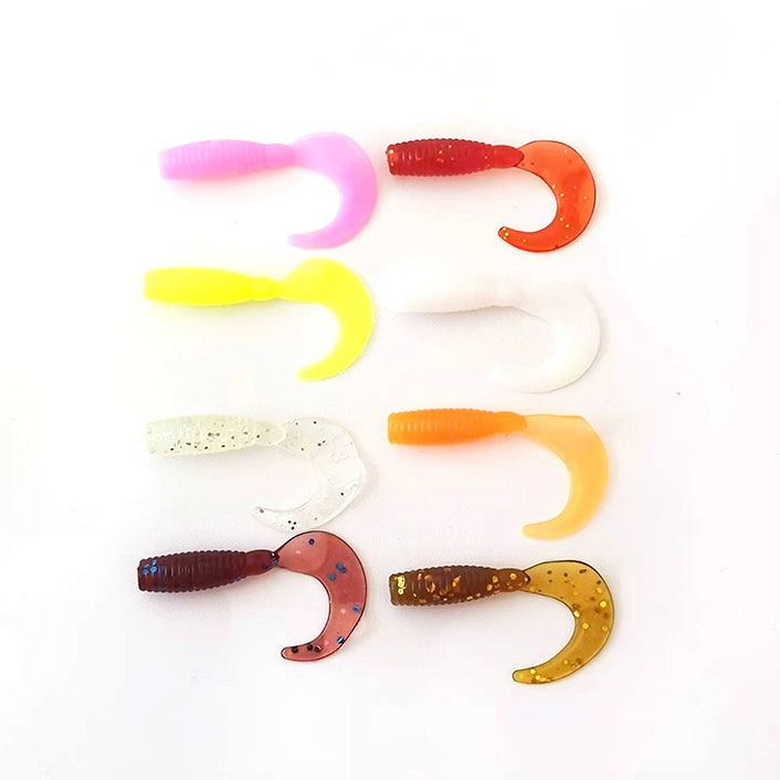 Superse 1.2 inch Curl Tail Aji Worm SA008