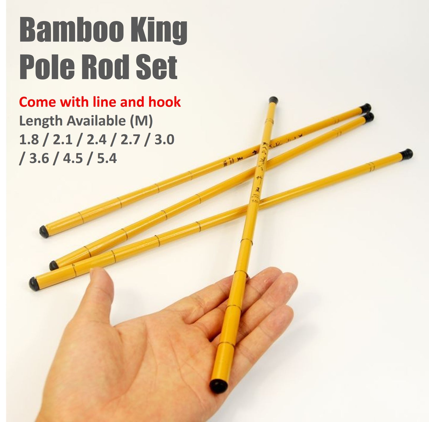 Bamboo King Pole Rod Set PR006