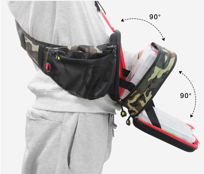 Fishing Sling bag with Lure box
