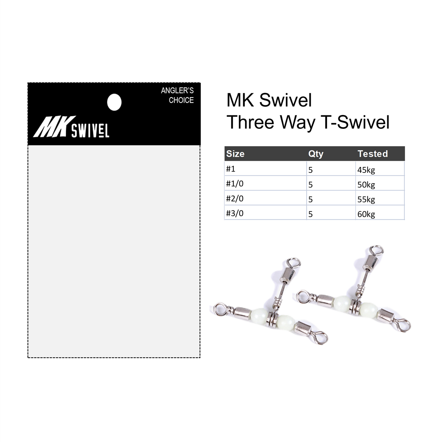 MK Swivel Three Way T-Swivel MK042