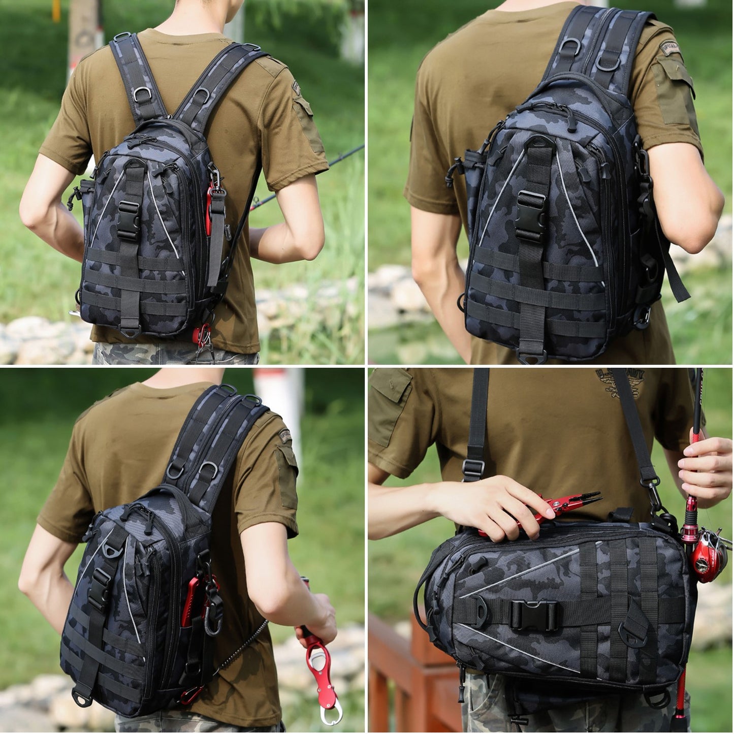 Two way Fishing backpack 12088#
