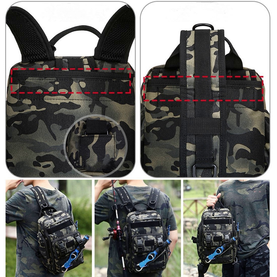Two way Fishing backpack 16063#
