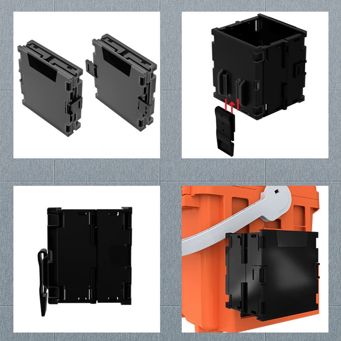 Tackle box folding drink holder TB14