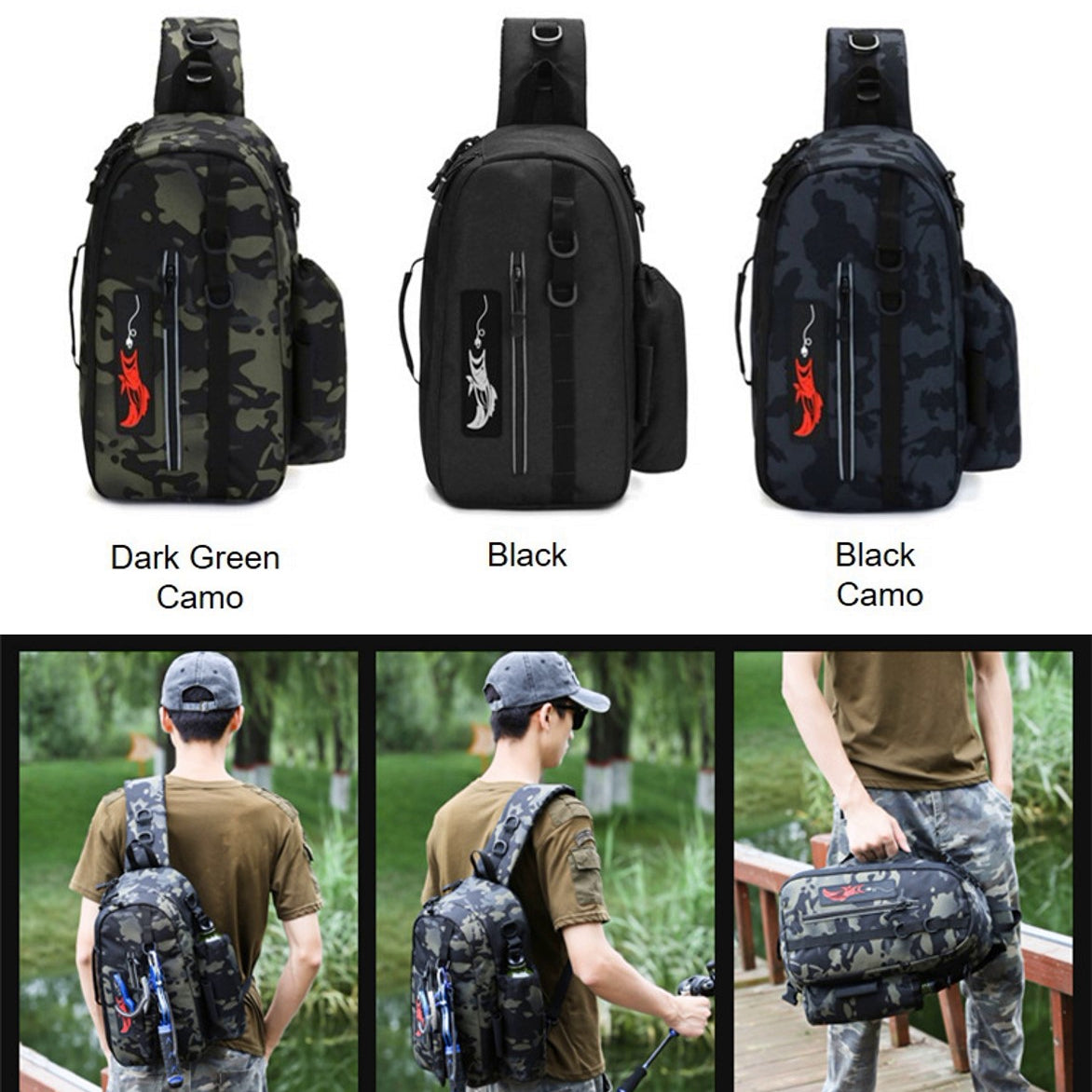 Fishing Sling Bag 8818#