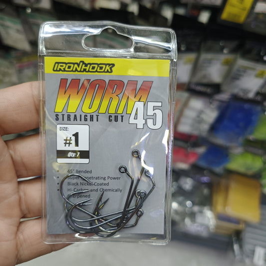Ironhook Worm 45 Straight Cut