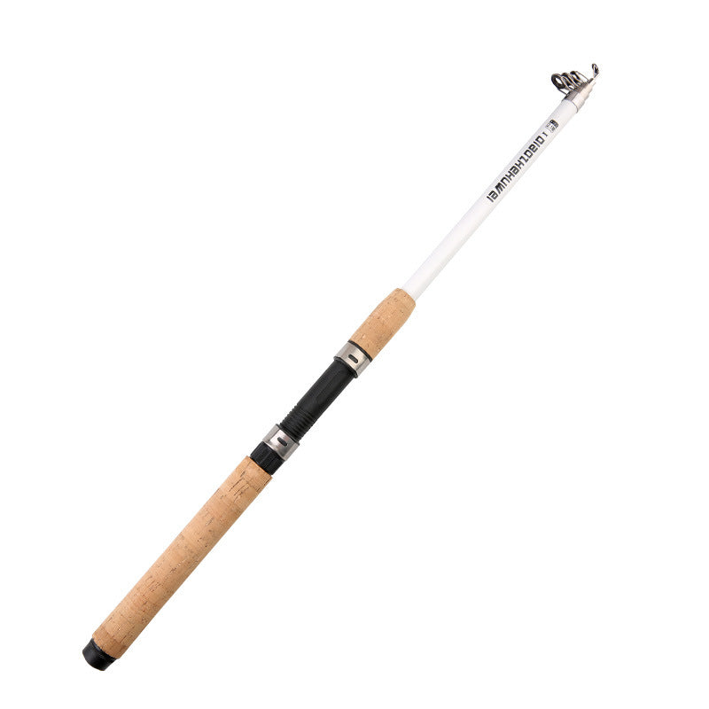 Cork handle Fiberglass Telescopic fishing rod