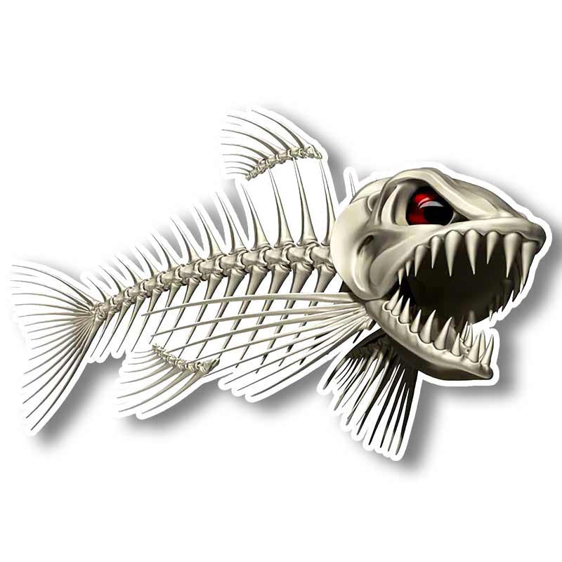 Bone Series Fishing Theme Sticker DEC05