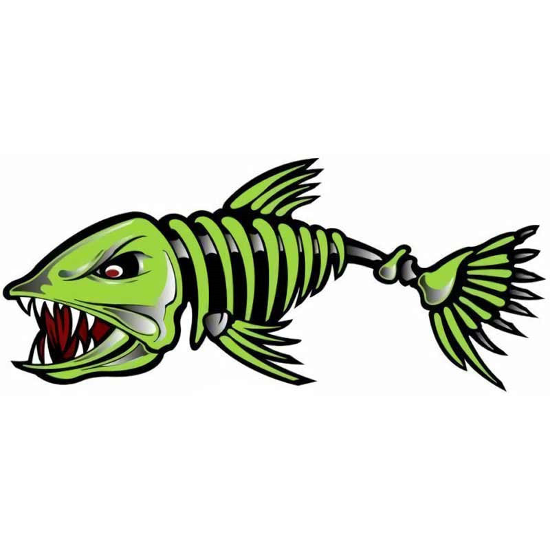 Bone Series Fishing Theme Sticker DEC05