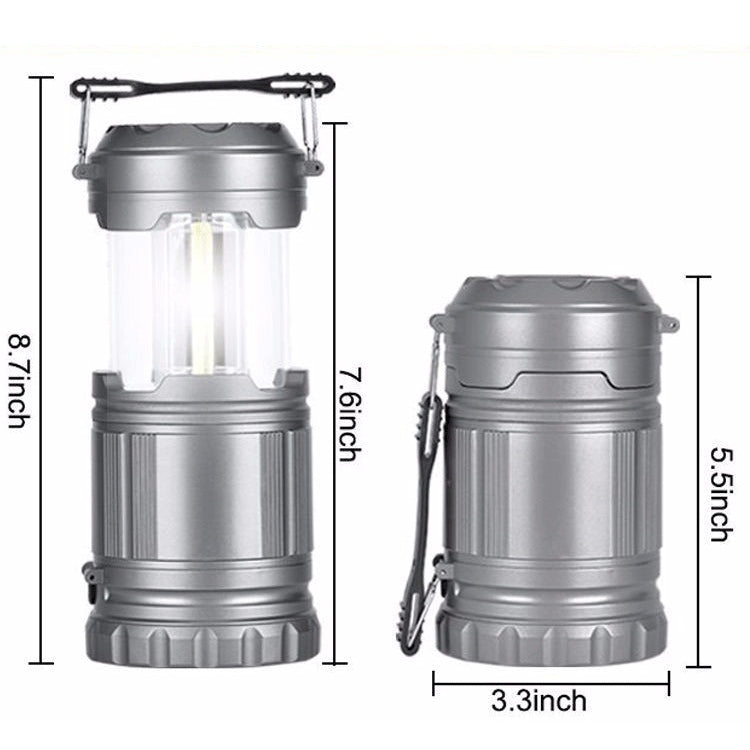 Battery Operated COB Camping Torch Lantern