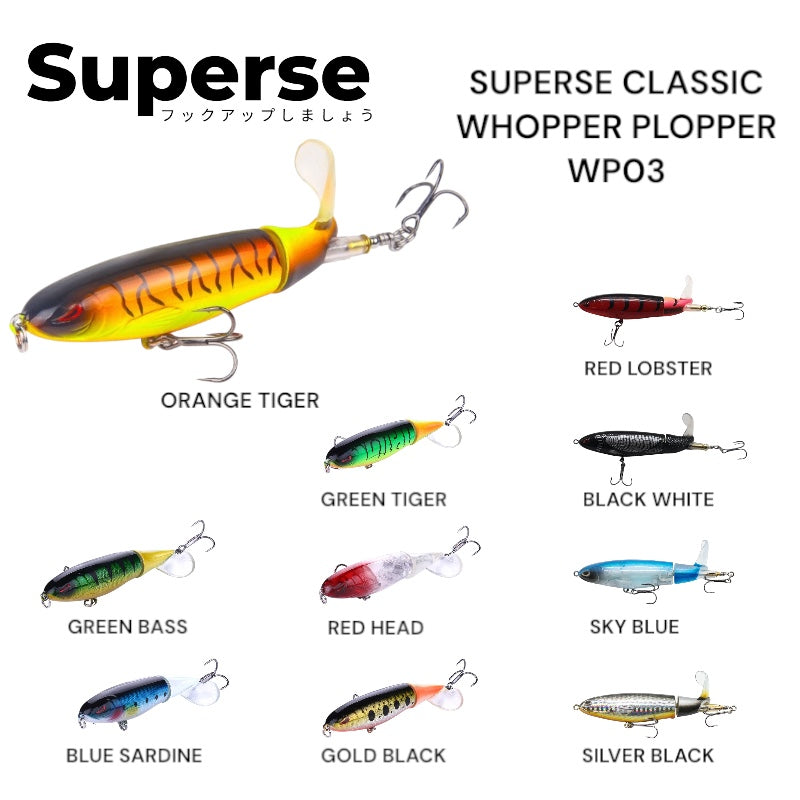 bass whopper plopper lure Superse Classic Whopper Plopper WP03 – WBQ Tackle supplies