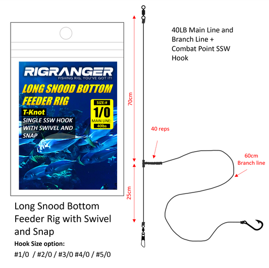 RigRanger Long Snood Bottom Feeder Rig