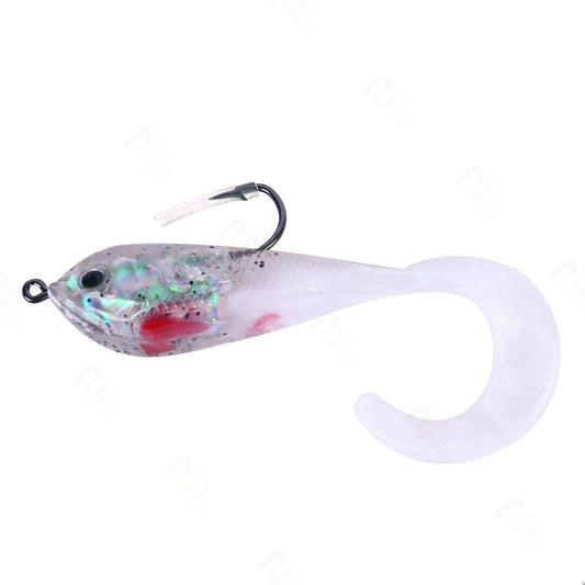 Superse Curl Tail Rubber Fish