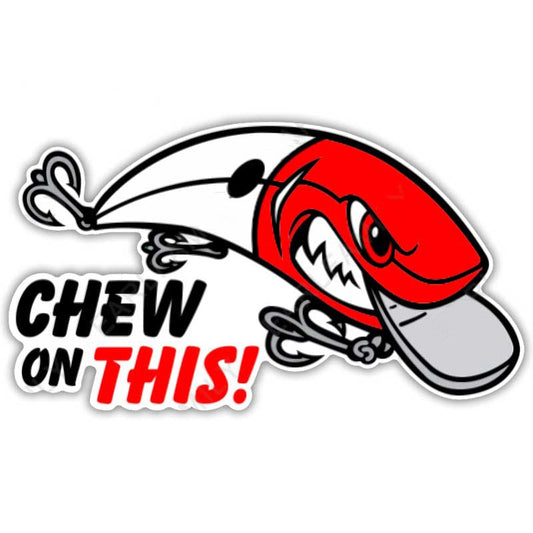 Red Head Minnow Fishing Theme Sticker