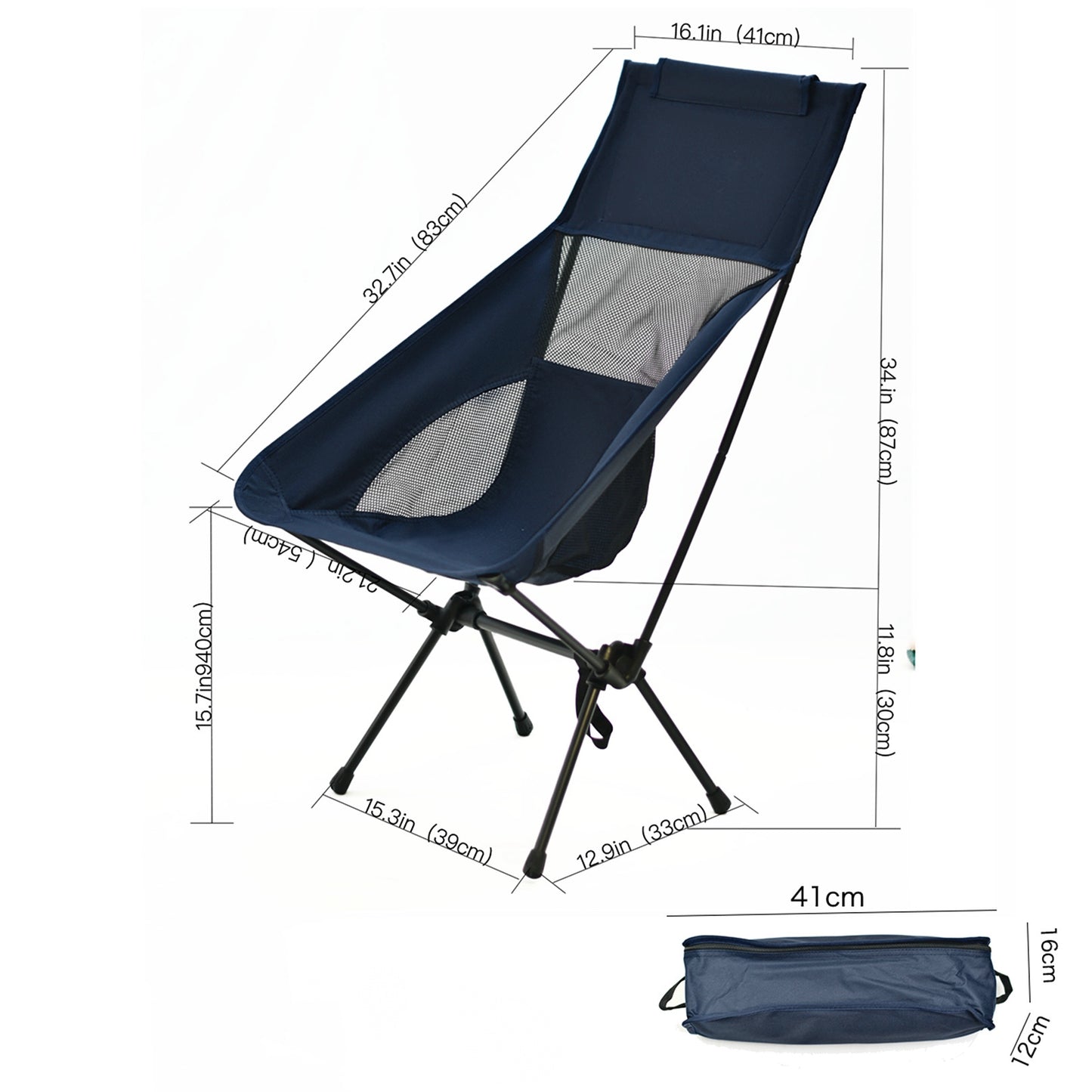 High back rest Outdoor Folding chair ODF004