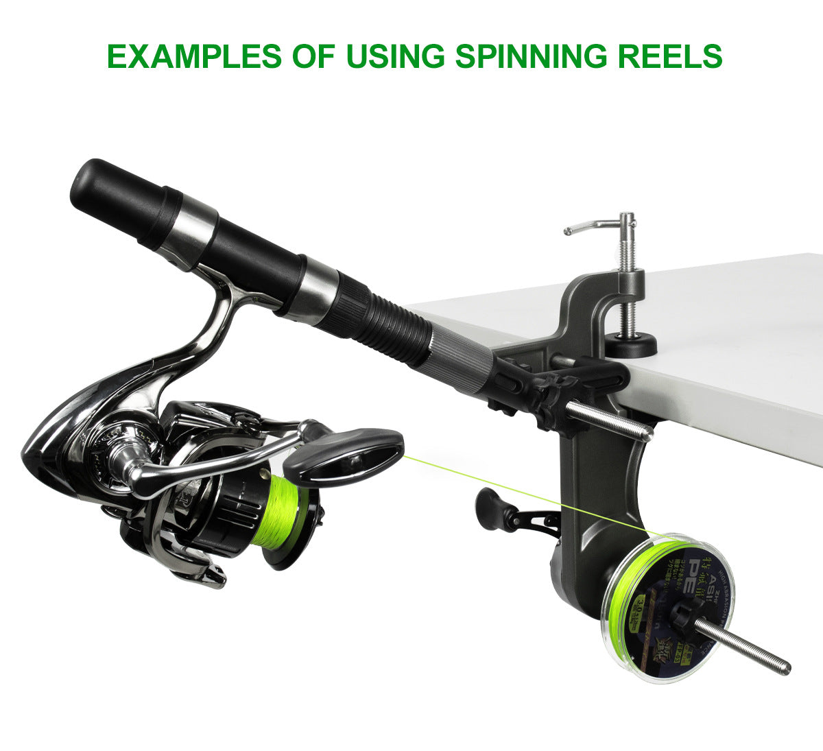 Fishing Line Spooling & Recycler Station
