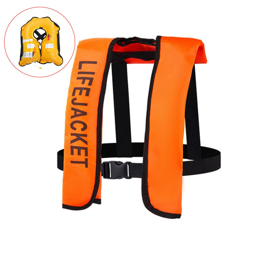 Square neck inflatable life vest PFD001
