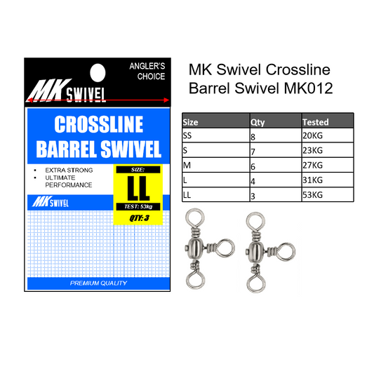 MK Swivel Crossline Barrel Swivel MK012