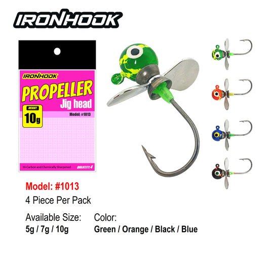 Ironhook propeller Jighead #1013