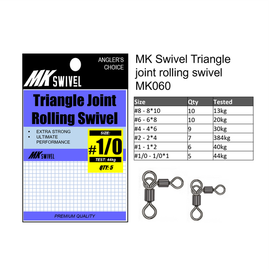 MK Swivel Triangle joint rolling swivel MK060