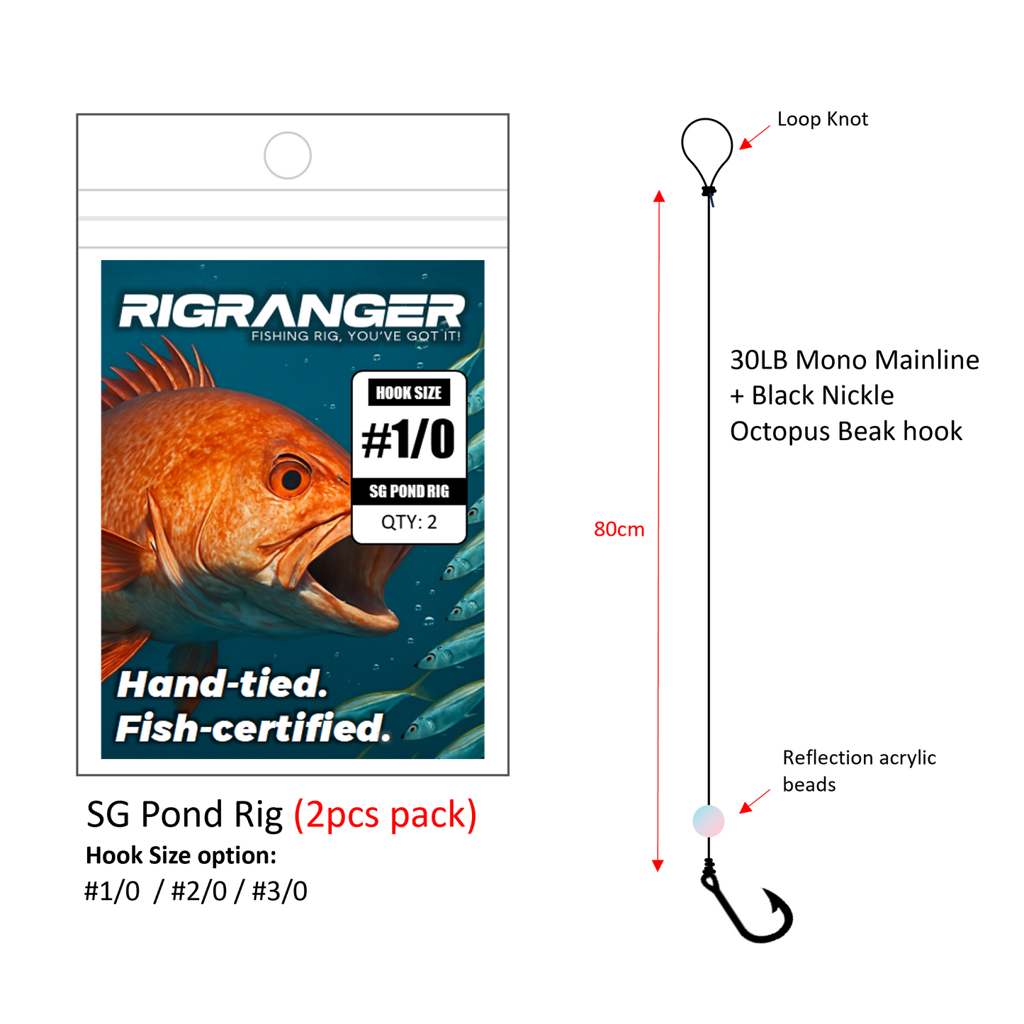 RigRanger SG Pond Rig 80cm