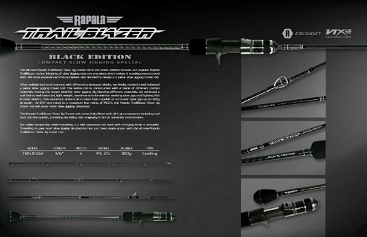 Rapala TrailBlazer Slow Jig travel rod