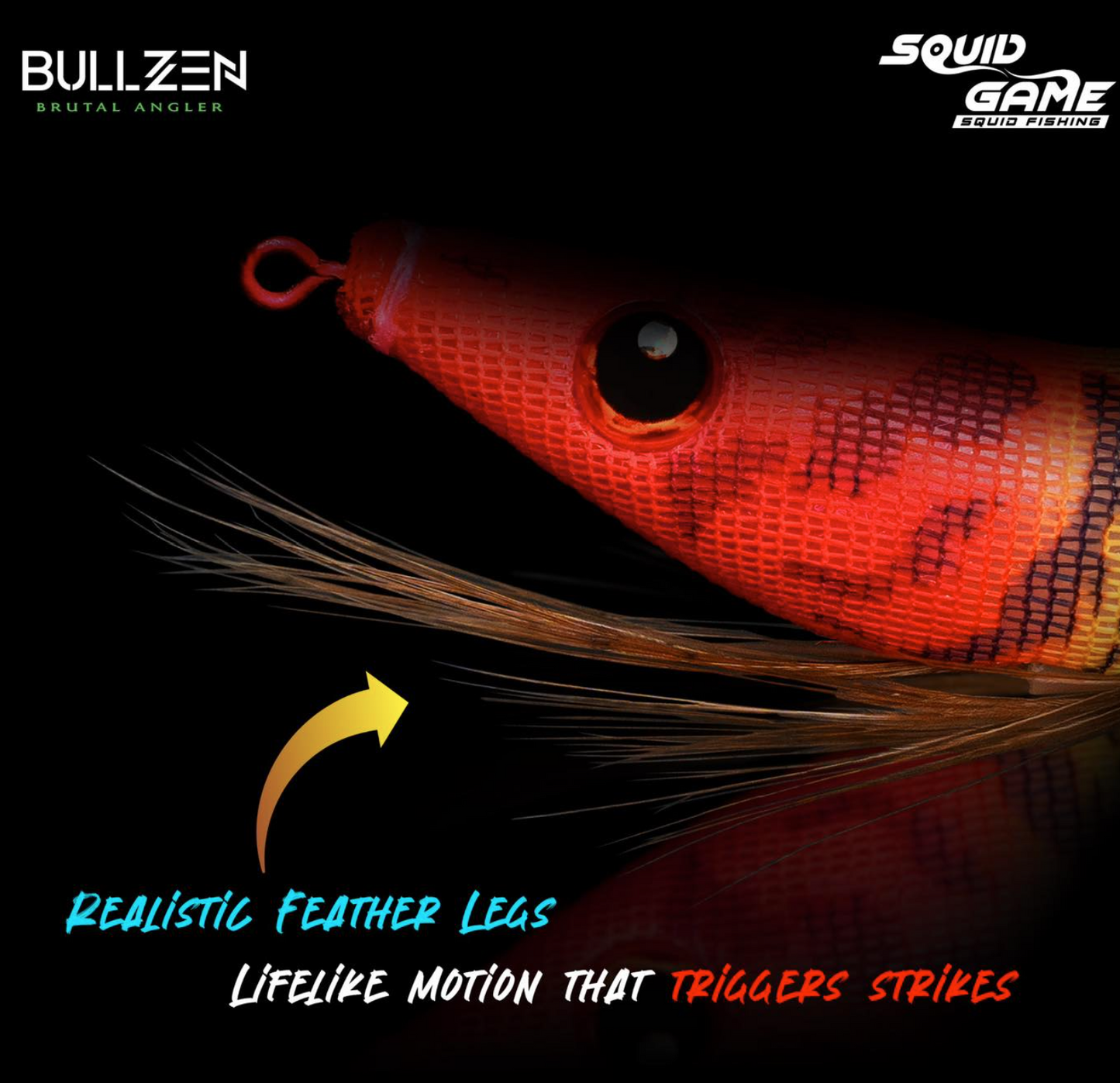 Bullzen Squid Game Ultra Squid Hook 80mm