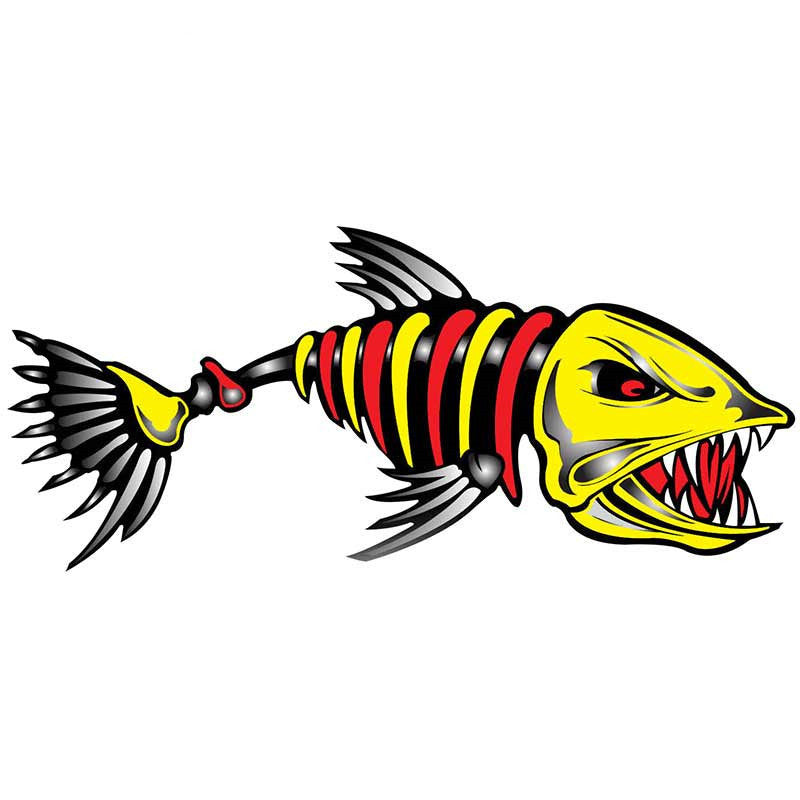 Bone Series Fishing Theme Sticker DEC05