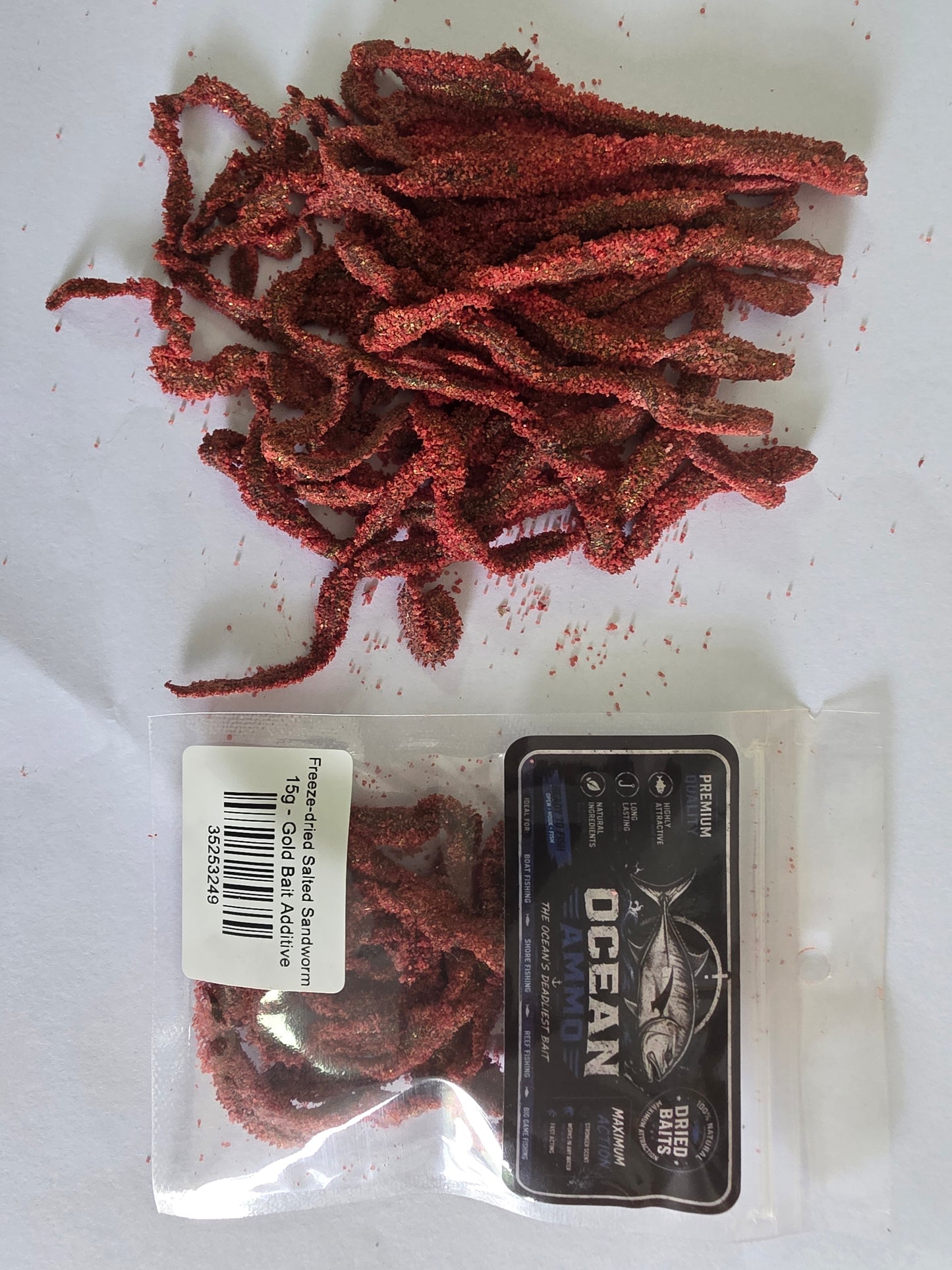 Freeze-dried Salted Sandworm