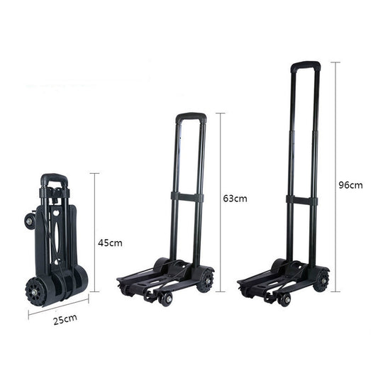 Foldable Trolley with upgraded wheels