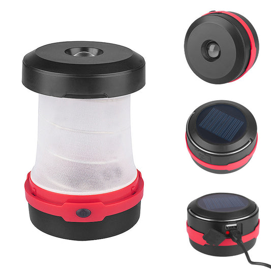 Solar Powered Rechargeable LED camping light lantern