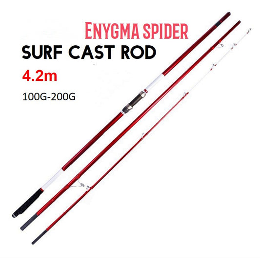 Ucatchok Enygma spider 420 surf cast rod