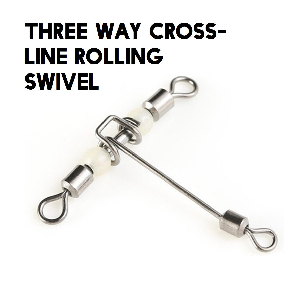 MK Swivel Three way cross-line rolling swivel MK059