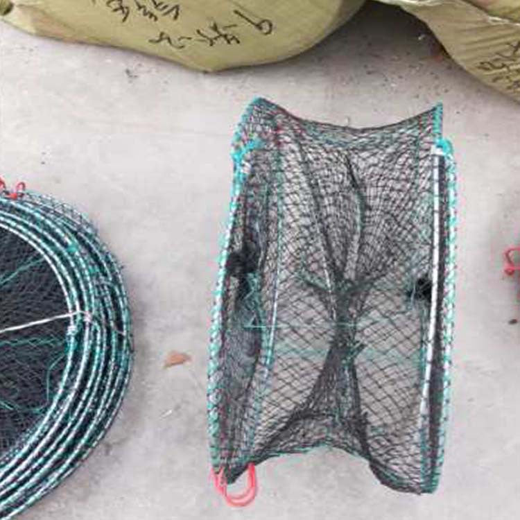 Collapsible round crab trap