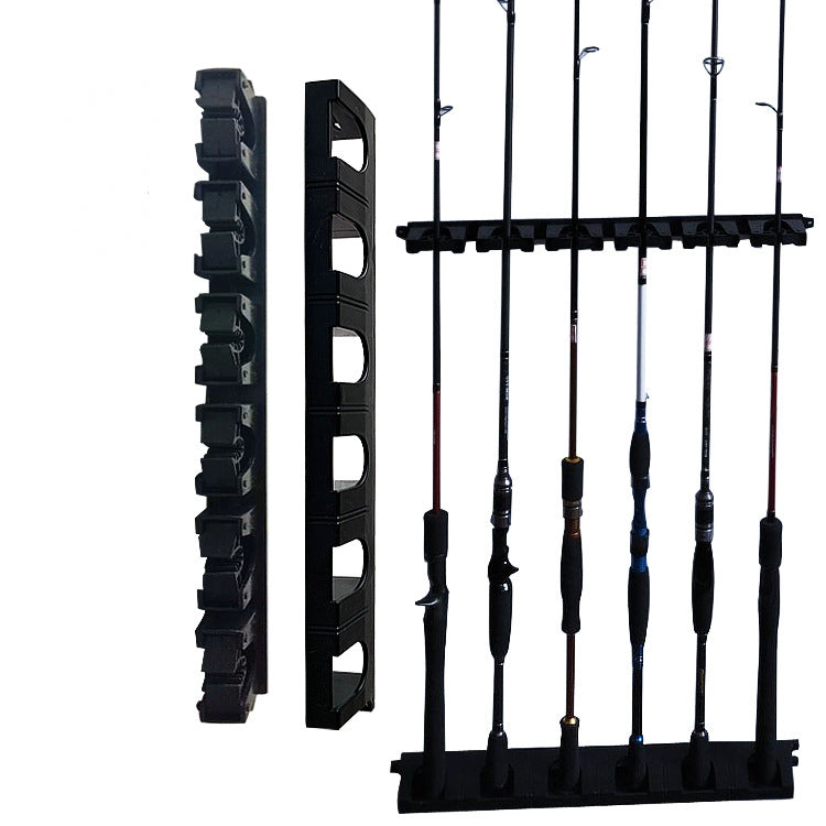 Wall mount fishing rod rack RR15