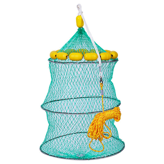 Collapsible net with multiple float