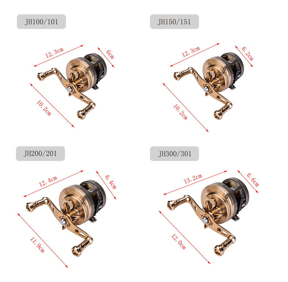 Sabre JH series baitcasting reel