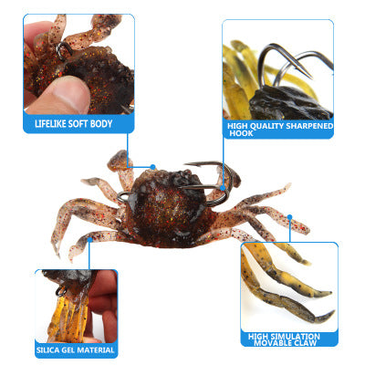 Soft Crab fishing lure