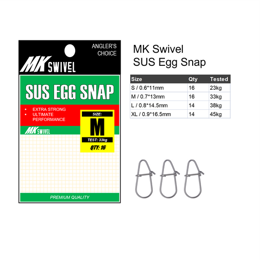 MK Swivel SUS Egg Snap MK018