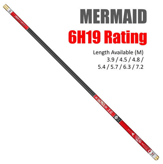 LianSheng Mermaid Pole Rod 6H19 Rating PR003