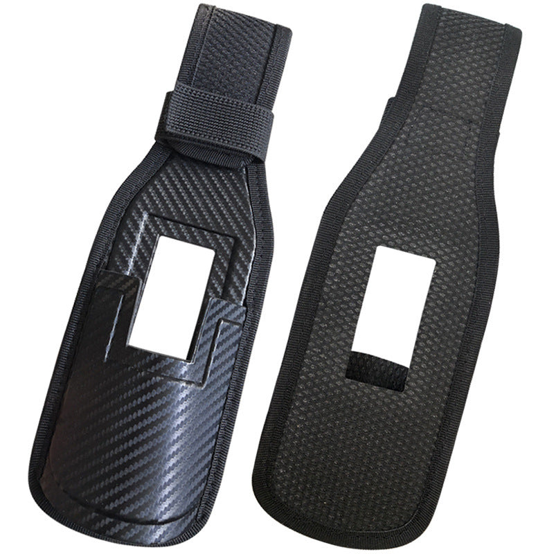 Carbon look rod holster