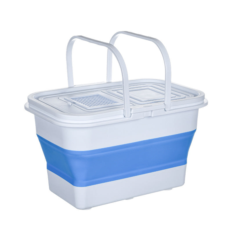 13L Rectangle Collapsible Bucket with Cover SLB05